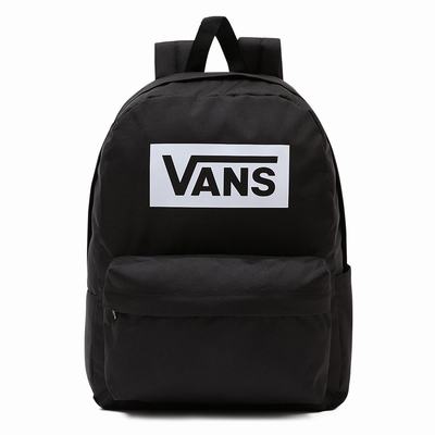 Men's Vans Old Skool Boxed Backpacks Black | USA78423