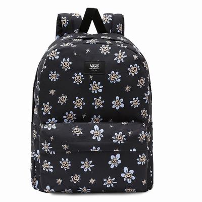 Men's Vans Old Skool H2O Backpacks Black | USA10759