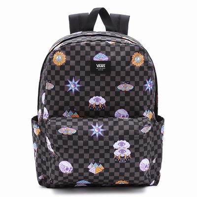 Men's Vans Old Skool H2O Backpacks Black | USA59482