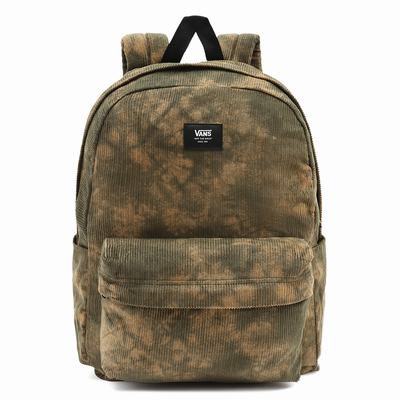 Men's Vans Old Skool H2O Backpacks Brown | USA61395