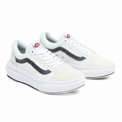 Men's Vans Old Skool Overt CC Sneakers White | USA17280