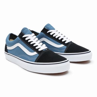 Men's Vans Old Skool Sneakers Blue | USA31489