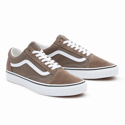 Men's Vans Old Skool Sneakers Brown | USA43019