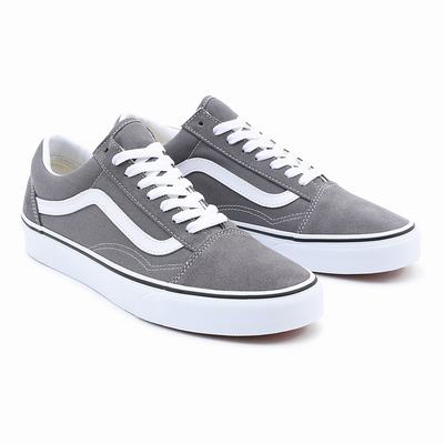 Men's Vans Old Skool Sneakers Grey | USA95742