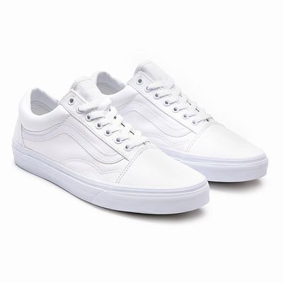 Men's Vans Old Skool Sneakers White | USA48162