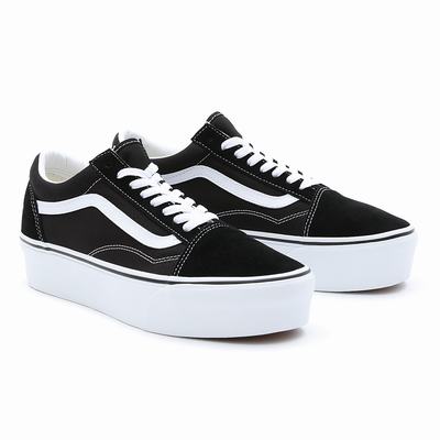 Men's Vans Old Skool Stackform Sneakers Black | USA38129