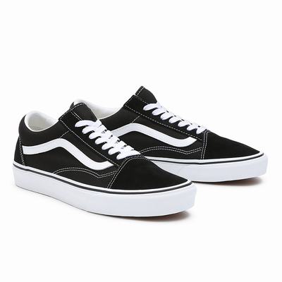 Men's Vans Old Skool Wide Fit Sneakers Black | USA38451