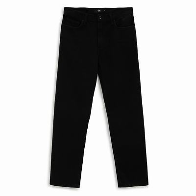 Men's Vans Relaxed Denim Pants Black | USA84521