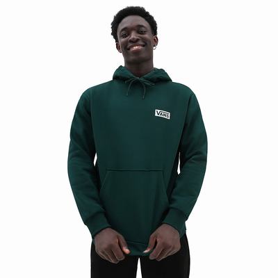 Men's Vans Relaxed Fit Hoodie Green | USA69710