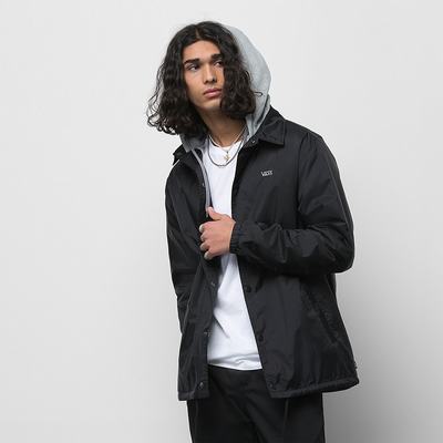 Men's Vans Riley Jackets Black | USA58604