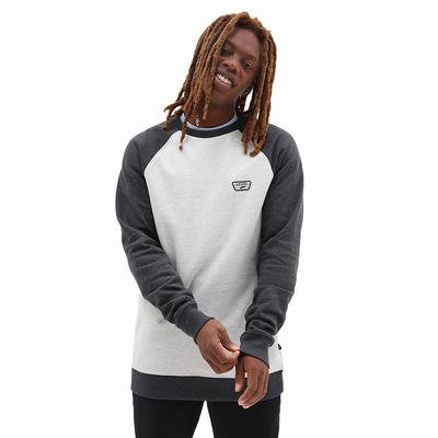 Men's Vans Rutland III Sweatshirts Grey / White | USA28670