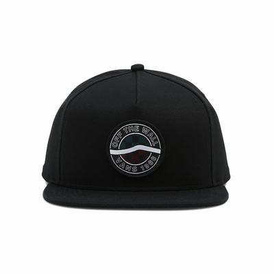 Men's Vans Seasonal Snapback Hats Black | USA75604