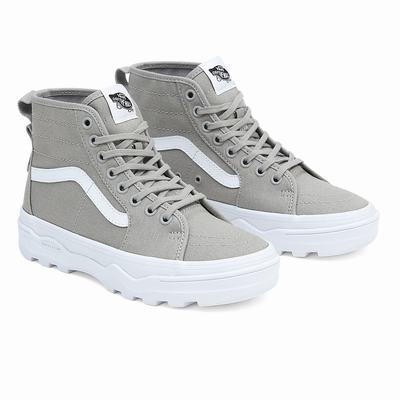 Men's Vans Sentry Sk8-Hi Sneakers Beige | USA97240