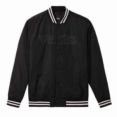 Men's Vans Sixty Sixers Varsity Jackets Black | USA54028