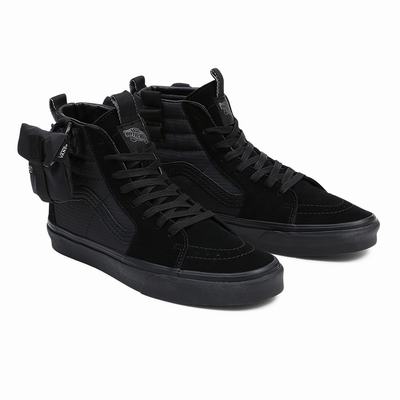 Men's Vans Sk8-Hi Cmty Sneakers Black | USA30581