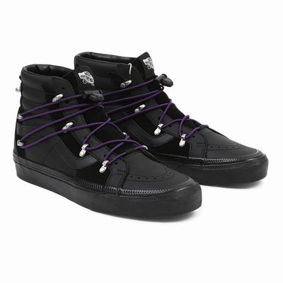 Men's Vans Sk8-Hi Echo DX Sneakers Black | USA95768