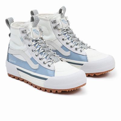 Men's Vans Sk8-Hi Gore-Tex MTE-3 Sneakers Blue / White | USA38412