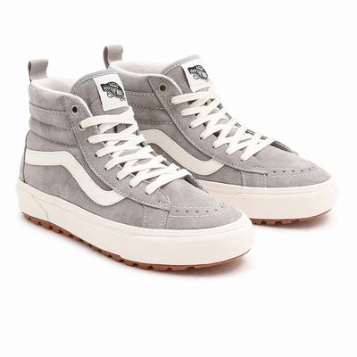 Men's Vans Sk8-Hi MTE-1 Sneakers Grey | USA56409