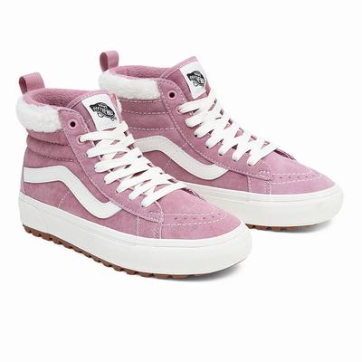 Men's Vans Sk8-Hi MTE-1 Sneakers Pink | USA29476