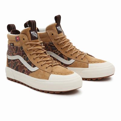 Men's Vans Sk8-Hi MTE-2 Sneakers Brown | USA34791