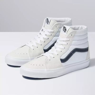 Men's Vans Sk8-Hi Sneakers Beige / White | USA04178