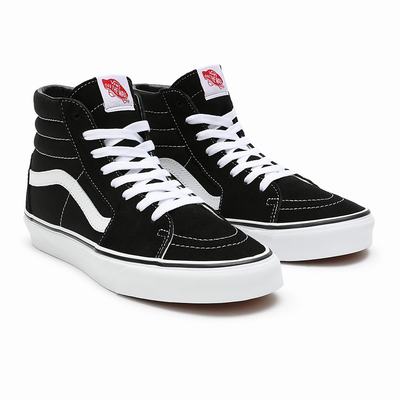 Men's Vans Sk8-Hi Sneakers Black | USA23865