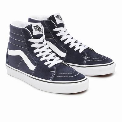 Men's Vans Sk8-Hi Sneakers Blue | USA39568