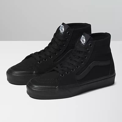 Men's Vans Sk8-Hi Tapered Sneakers Black | USA23150