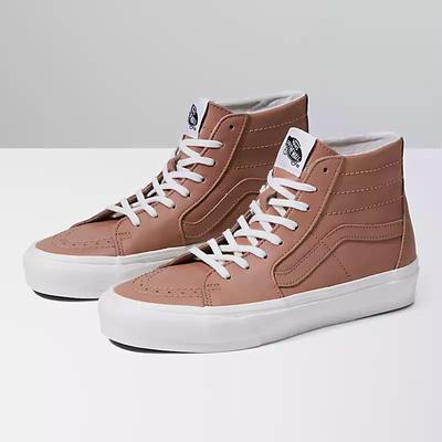 Men's Vans Sk8-Hi Tapered Sneakers Brown | USA68324