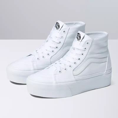 Men's Vans Sk8-Hi Tapered Stackform Sneakers White | USA86319