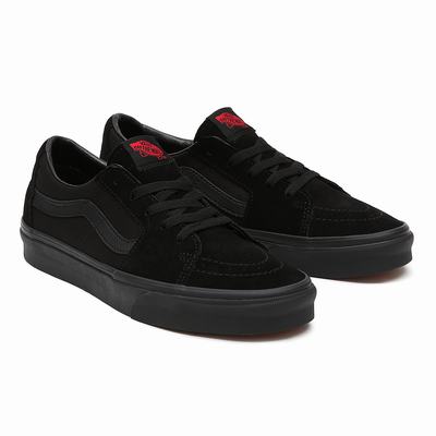 Men's Vans Sk8-Low Sneakers Black | USA50918