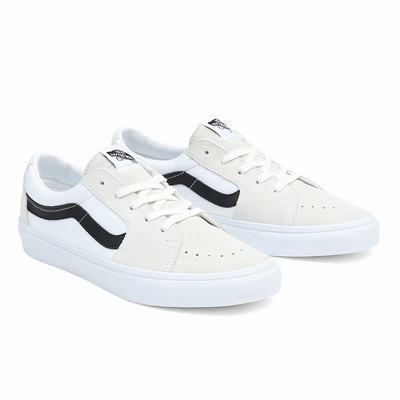 Men's Vans Sk8-Low Sneakers Black | USA92671