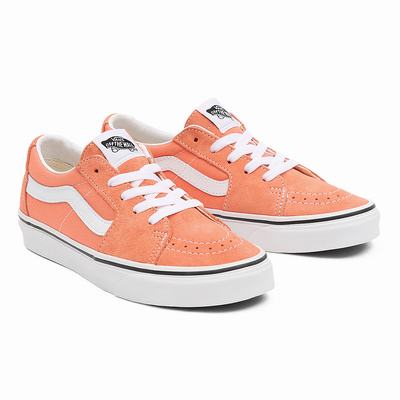 Men's Vans Sk8-Low Sneakers Orange | USA37615