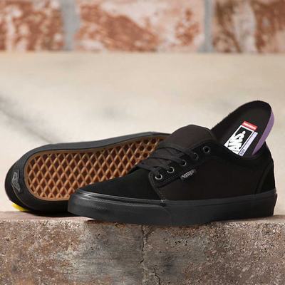 Men's Vans Skate Chukka Skate Shoes Black | USA72530