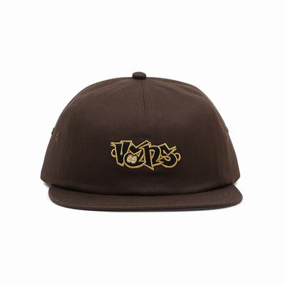 Men's Vans Skate Graphics Jockey Hats Brown | USA75691