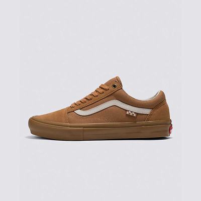 Men's Vans Skate Old Skool Skate Shoes Light Brown | USA57436