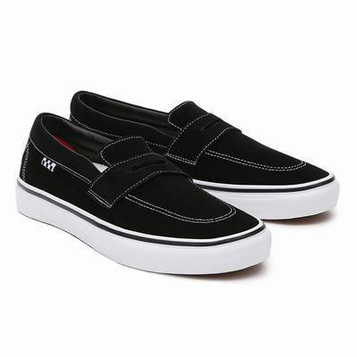 Men's Vans Skate Style 53 Slip On Shoes Black | USA09351