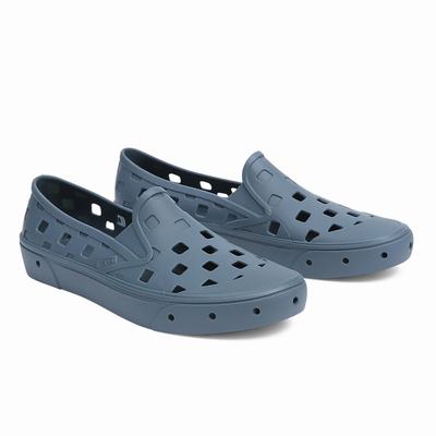 Men's Vans Slip-On TRK Slip On Shoes Grey | USA20153