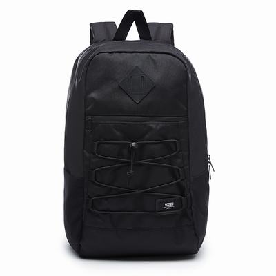 Men's Vans Snag Backpacks Black | USA25879