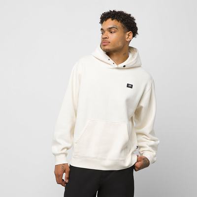 Men's Vans Snap Hood Hoodie White | USA90312