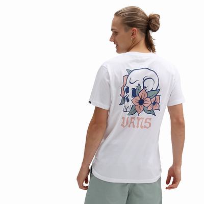 Men's Vans Spring Fever T Shirts White | USA72089