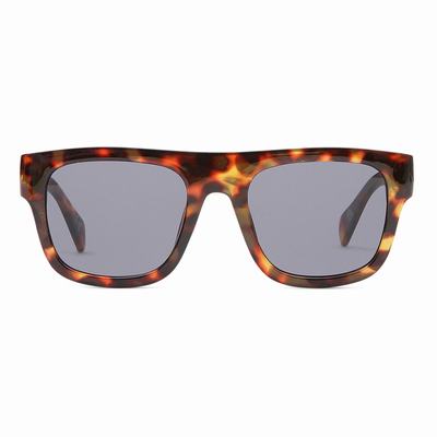 Men's Vans Squared Off Sunglasses Brown | USA50862