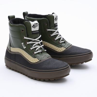 Men's Vans Standard Mid Snow MTE Snow Boots Green | USA06521