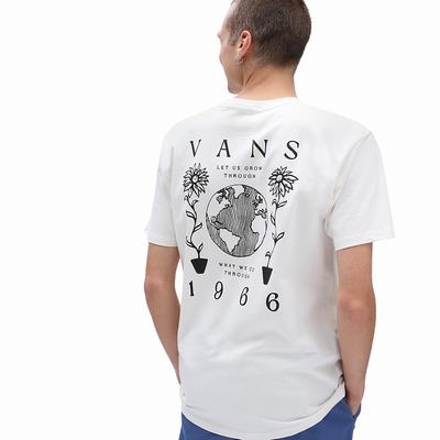 Men's Vans Surf Eco T Shirts White | USA72184