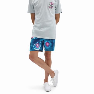 Men's Vans Surf Volley Shorts Blue / Multicolor | USA98346