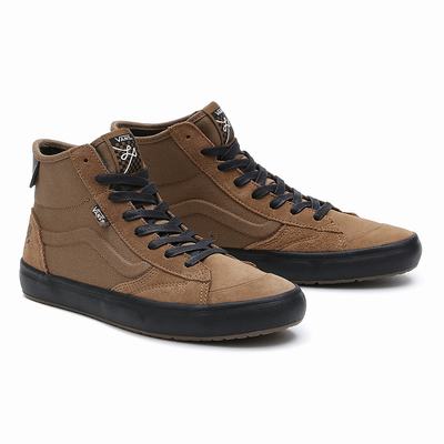 Men's Vans The Lizzie Sneakers Brown | USA78201