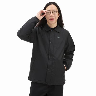 Men's Vans Torrey Reversible Jackets Black / Green | USA02835