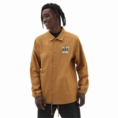 Men's Vans Torrey Skate Jackets Brown | USA75186