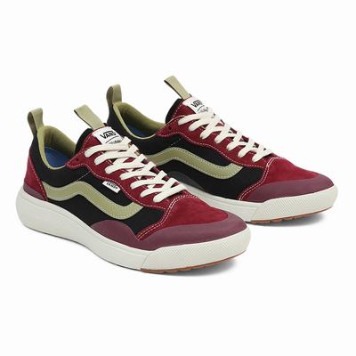 Men's Vans UltraRange Exo Se Sneakers Black / Red | USA47983