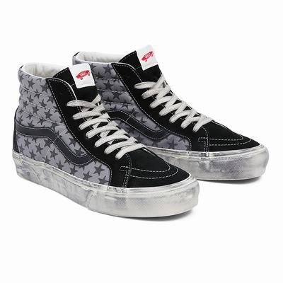 Men's Vans Vault By Vans x Bianca Chandôn Sk8-Hi Reissue Sneakers Black / Grey | USA35827